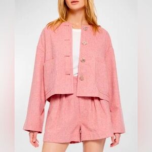 Joie Pink Blazer Jacket
